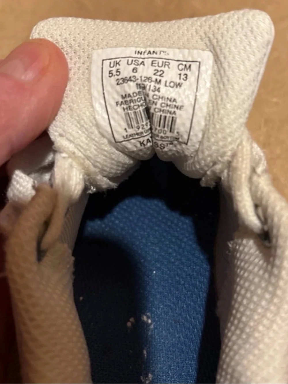 K-Swiss White Kids Sneakers with Pink Trim